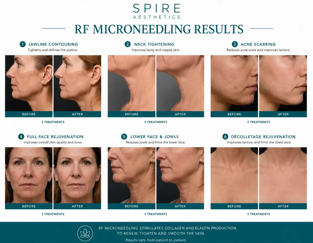 RF Microneedling Skin tightening Langley results