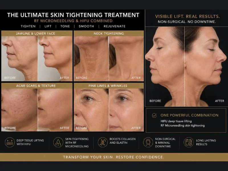 Results of combined treatment for the ultimate skin tightening treatment Langley