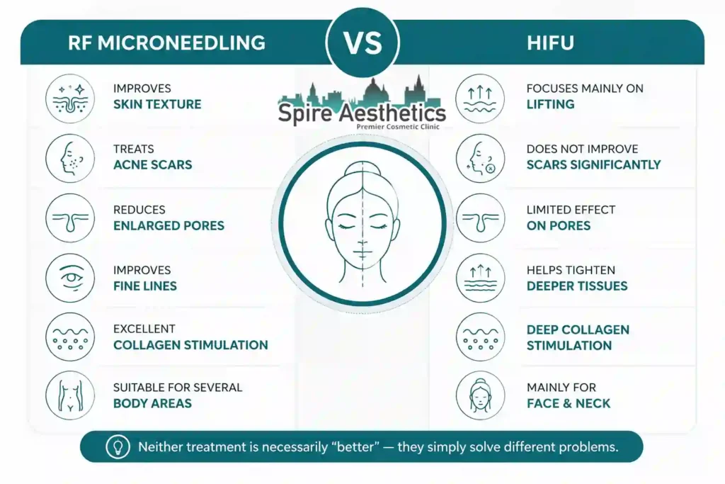 RF Microneedling vs HIFU: Which Treatment Gives Better Results Langley?